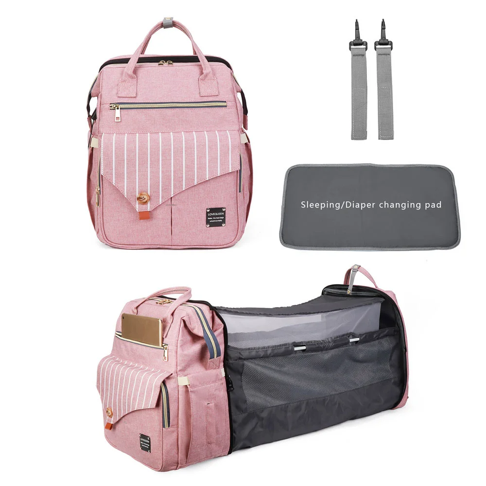 Baby Diaper Bag Bed Backpack For Mom Maternity Bag For Stroller Nappy Bag Large Capacity Nursing Bag For Baby Care Hooks Handbag
Baby Diaper Bag Bed Backpack For Mom Maternity Bag For Stroller Nappy Bag Large Capacity Nursing Bag For Baby Care Hooks Handbag