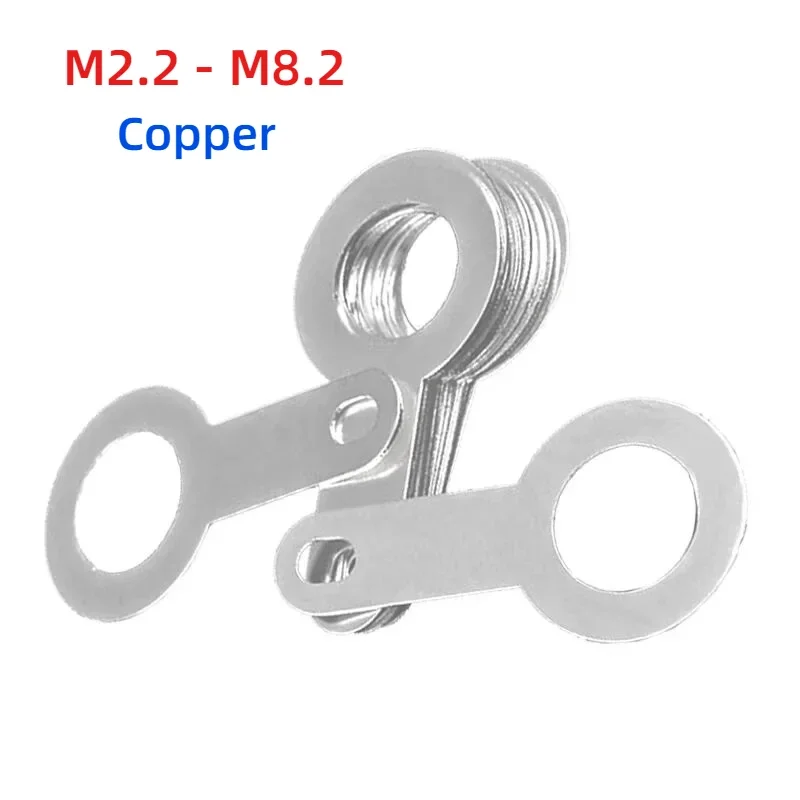 M2.2 M2.7 M3.2 M4.2 M5.2 M6.2 M8.2 Solder Tag Lug Ring Earth Connector Welding Washer Copper Soldering Lug
M2.2 M2.7 M3.2 M4.2 M5.2 M6.2 M8.2 Solder Tag Lug Ring Earth Connector Welding Washer Copper Soldering Lug