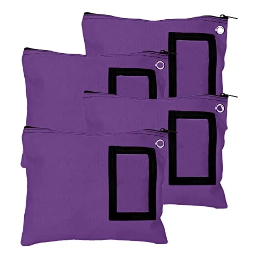 Canvas Zipper Bags 12W x 9H Set of 4 Large Storage Bags Grommet for Zip Tie and Padlock 5W x 3H Framed Cardholder Zipper Closur
Canvas Zipper Bags 12W x 9H Set of 4 Large Storage Bags Grommet for Zip Tie and Padlock 5W x 3H Framed Cardholder Zipper Closur