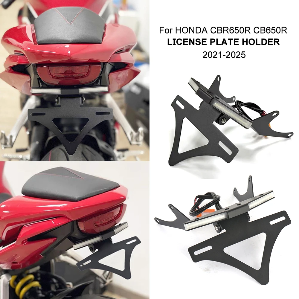 Motorcycle Accessories Rear Tail Light Brake Turn Signals Integrated LED License Plate Bracket For Honda CBR 650R CBR650R CB650R
Motorcycle Accessories Rear Tail Light Brake Turn Signals Integrated LED License Plate Bracket For Honda CBR 650R CBR650R CB650R