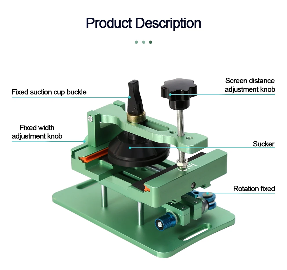 BST-001S3 Rotating Screen Remover, Opening Tools, Fixture Multifunctional, Unheated, Back Cover, Rear Glass Removal, Separation
BST-001S3 Rotating Screen Remover, Opening Tools, Fixture Multifunctional, Unheated, Back Cover, Rear Glass Removal, Separation