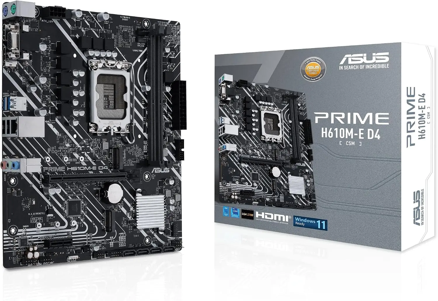 Mini-ITX Motherboard LGA 1700 DDR4 PCIe 4.0 M.2 HDMI DisplayPort USB 3.2 SATA 1G LAN
Mini-ITX Motherboard LGA 1700 DDR4 PCIe 4.0 M.2 HDMI DisplayPort USB 3.2 SATA 1G LAN