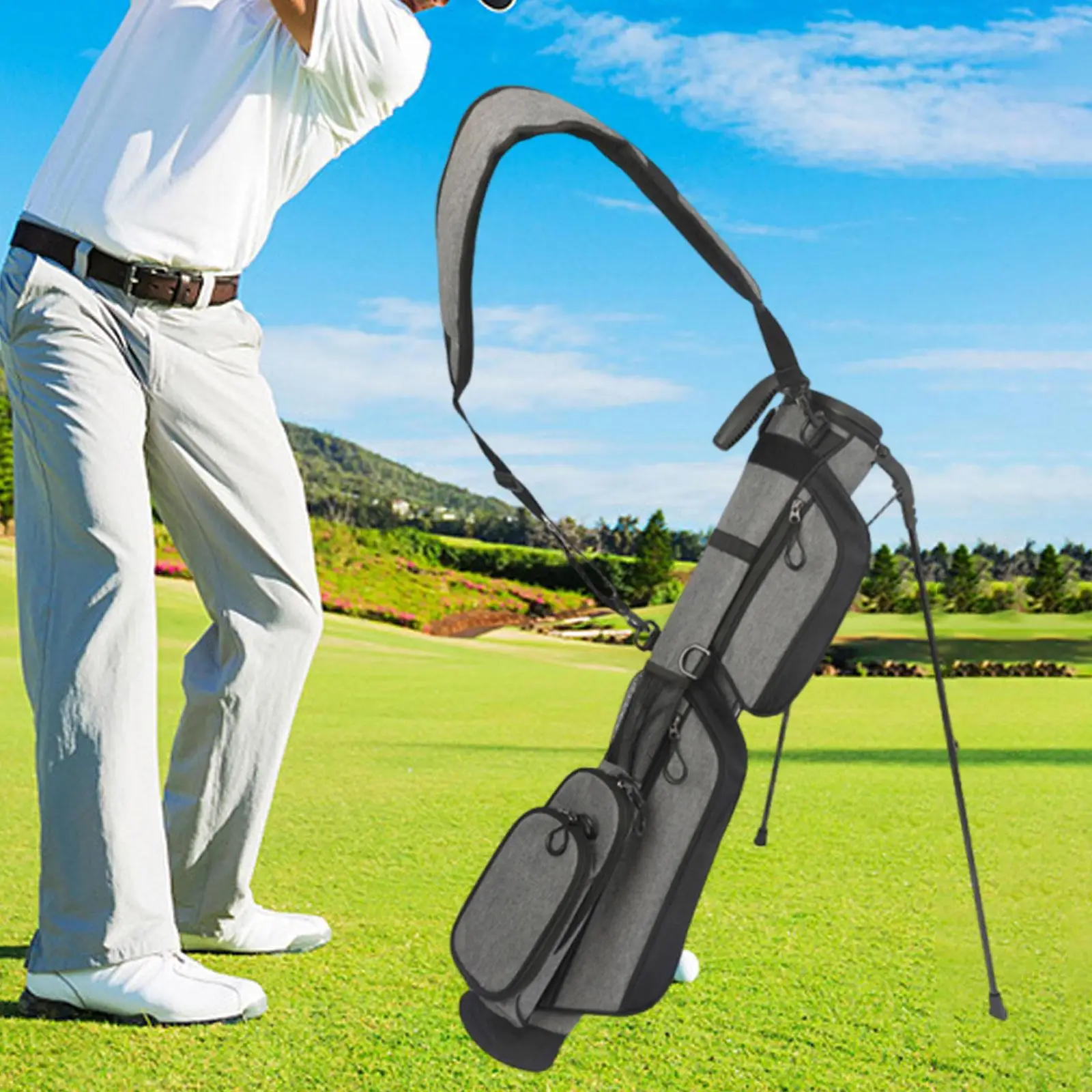 Сумка-чехол для гольф-клюшек для мужчин и женщин, легко переносимая, с регулируемым ремнем, для самолета, гольф-полей и гольф-аксессуаров
Сумка-чехол для гольф-клюшек для мужчин и женщин, легко переносимая, с регулируемым ремнем, для самолета, гольф-полей и гольф-аксессуаров