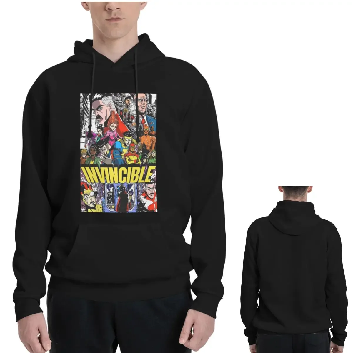 Invincible Manga Style Hoodies Men's Women Casual Pullover Sweatshirt Hip Hop Long Sleeve Streetwear Autumn Winter
Invincible Manga Style Hoodies Men's Women Casual Pullover Sweatshirt Hip Hop Long Sleeve Streetwear Autumn Winter