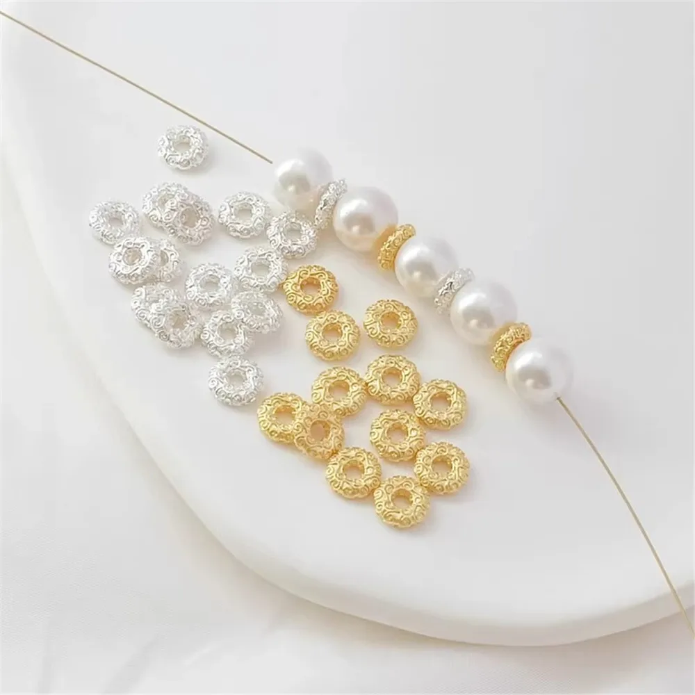14K Gold-plated Xiangyun Circular Ring Spacer and Bead Handcrafted DIY Beaded Bracelet Accessory Material
14K Gold-plated Xiangyun Circular Ring Spacer and Bead Handcrafted DIY Beaded Bracelet Accessory Material