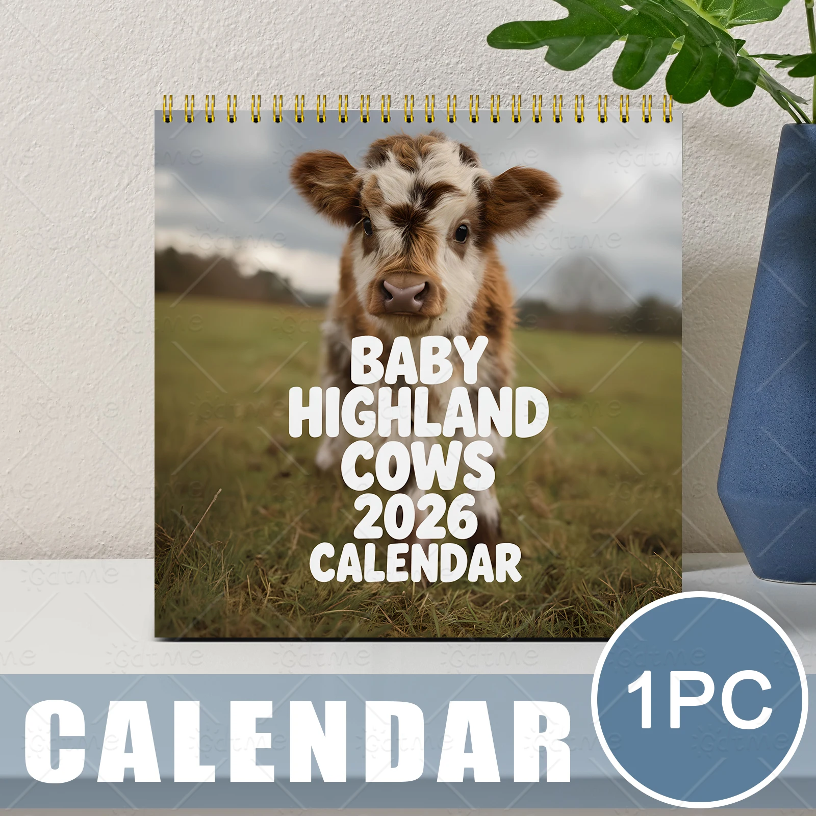  1PC 2026 HIGHLAND COWS Themed Wall Calendar,Ideal for Home Decor & Personal Space Decoration, Funny Wall Calendar
1PC 2026 HIGHLAND COWS Themed Wall Calendar,Ideal for Home Decor & Personal Space Decoration, Funny Wall Calendar