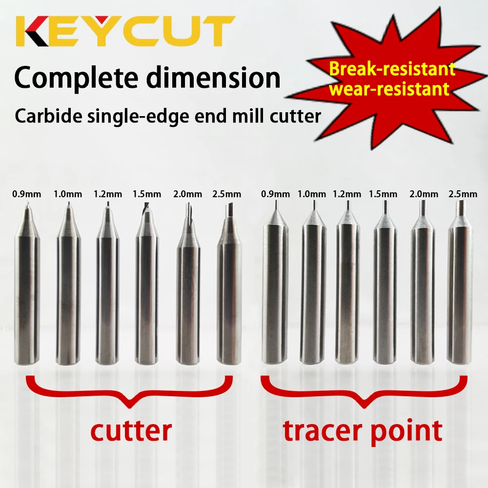 Breakage resistant wear resistant single edge end mill cutter for Wenxing DEFU Manual Vertical Key Machine Locksmith Tools
Breakage resistant wear resistant single edge end mill cutter for Wenxing DEFU Manual Vertical Key Machine Locksmith Tools