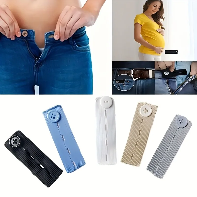 1PC Short to Long Pant Waist Extension Tool, Elastic Adjustable Trouser Buttons, Maternities, Plus Size, Men And Women'S Jeans, Trousers Removable Extension Buckles
1PC Short to Long Pant Waist Extension Tool, Elastic Adjustable Trouser Buttons, Maternities, Plus Size, Men And Women'S Jeans, Trousers Removable Extension Buckles