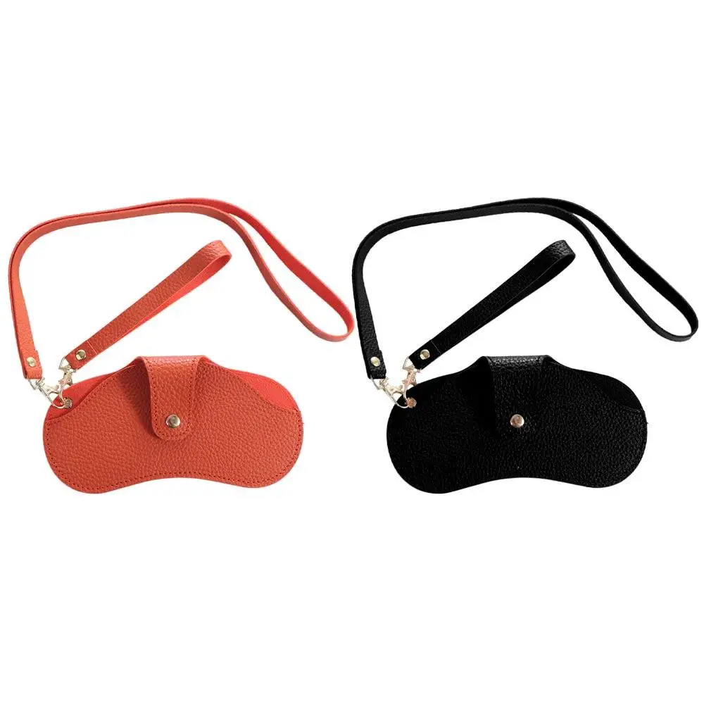 Korean Style PU Leather Glasses Bag Buckle Outdoor Glasses Storage Bag Hanging Neck Wrist Travel Sunglasses Eyeglass Bag Case
Korean Style PU Leather Glasses Bag Buckle Outdoor Glasses Storage Bag Hanging Neck Wrist Travel Sunglasses Eyeglass Bag Case
