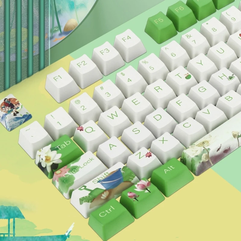 108 клавиш PBT колпачки OEM профиль DYE SUB персонализированный колпачок с цветком лотоса для Cherry MX механическая DIY
108 клавиш PBT колпачки OEM профиль DYE SUB персонализированный колпачок с цветком лотоса для Cherry MX механическая DIY