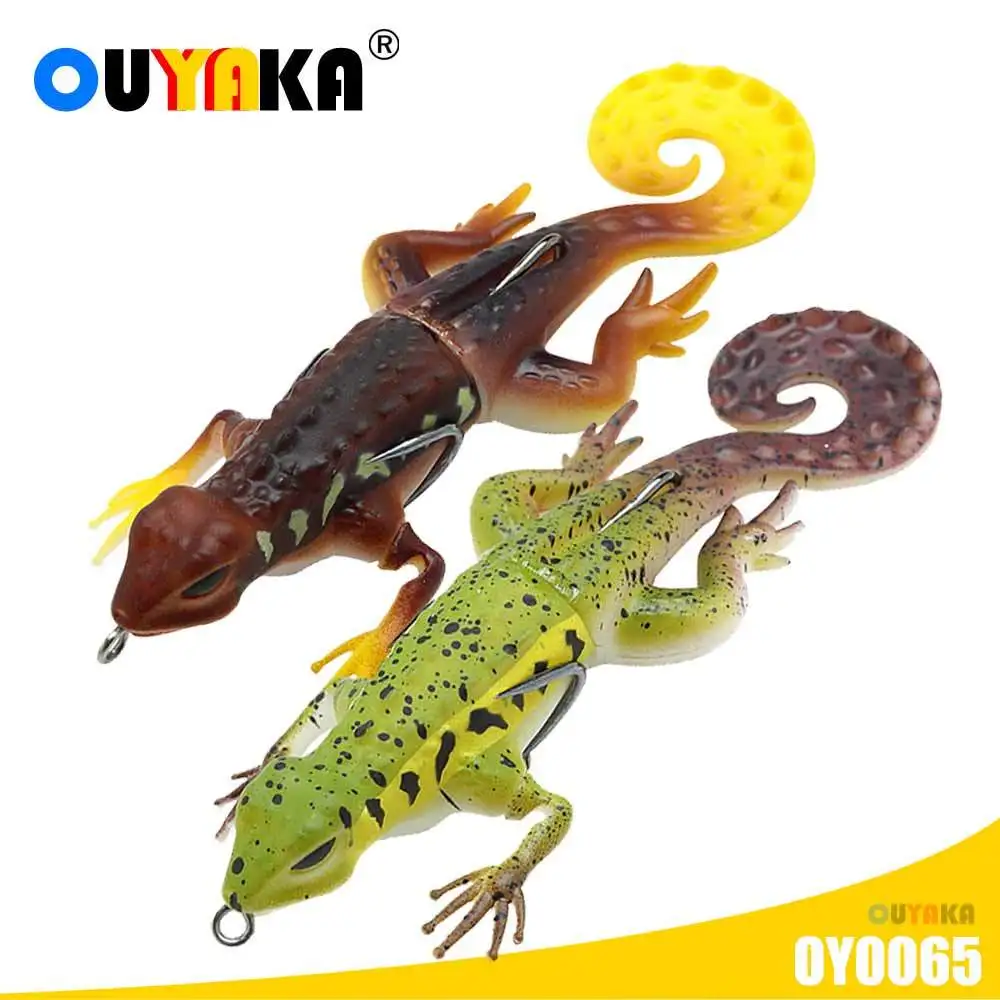 Gecko Soft Silicone Fishing Lures 130mm 21g Gecko Rubber Three Hooks Anti-hanging Bottom Peche Accessoire Black Fish Equipment
Gecko Soft Silicone Fishing Lures 130mm 21g Gecko Rubber Three Hooks Anti-hanging Bottom Peche Accessoire Black Fish Equipment