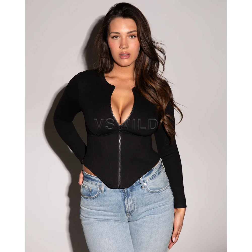 Long-Sleeved Tight Waist-Lifted Chest Body-Shaping Body-Building Slim-Fit Sun-Protection Body-Building Clothing
Long-Sleeved Tight Waist-Lifted Chest Body-Shaping Body-Building Slim-Fit Sun-Protection Body-Building Clothing