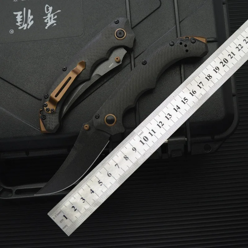 New BM865 Folding Knife S90V Blade Carbon Fiber Handle Camping Survial Outdoor Hunting Tactical Pocket Knives EDC Multitool
New BM865 Folding Knife S90V Blade Carbon Fiber Handle Camping Survial Outdoor Hunting Tactical Pocket Knives EDC Multitool