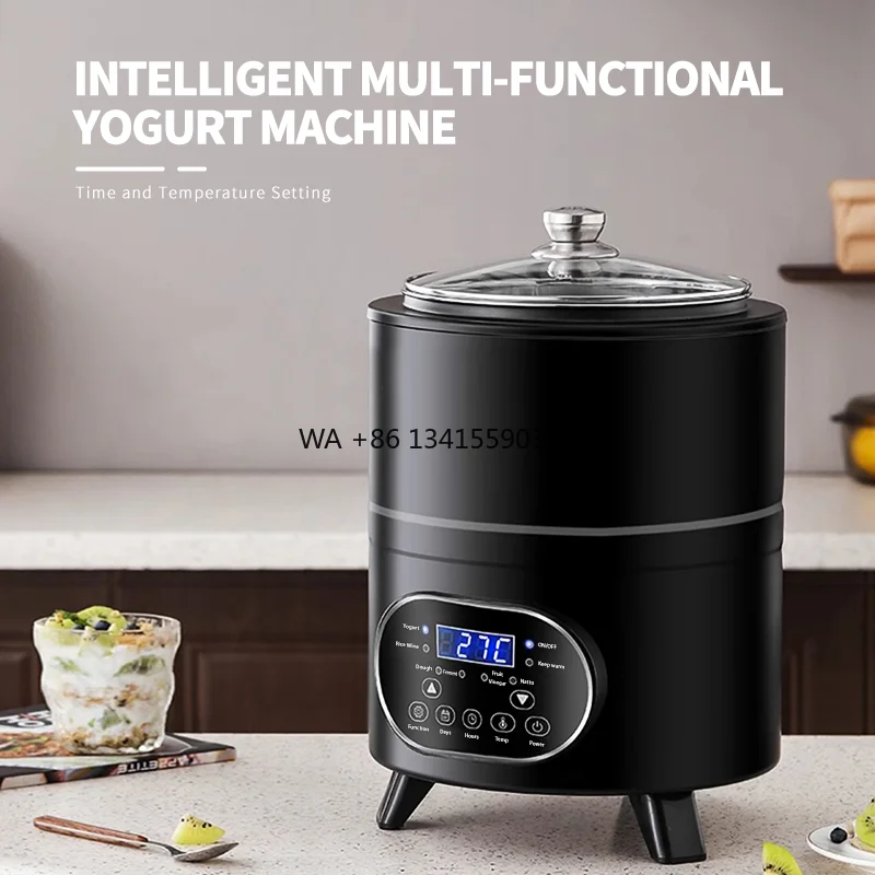DEWEISI 8 Liters Smart Fermentation Pot Making Mellow Yogurt Warmer Wine with Stainless Steel Inner Pot Glass Lid
DEWEISI 8 Liters Smart Fermentation Pot Making Mellow Yogurt Warmer Wine with Stainless Steel Inner Pot Glass Lid