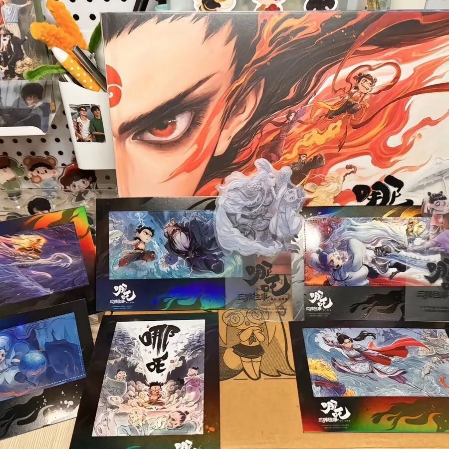 Новая оригинальная аниме-игрушка Ne Zha 2, Nezha Aobing Nezha Conquers, коллекция Dragon King, манга, периферия, дополнительные игрушки, подарок на день рождения
Новая оригинальная аниме-игрушка Ne Zha 2, Nezha Aobing Nezha Conquers, коллекция Dragon King, манга, периферия, дополнительные игрушки, подарок на день рождения