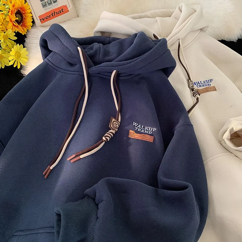 Men's Fleece Lined Hoodie Thickened American Style Retro Heavyweight Oversize Sweatshirt Casual Autumn Winter Outerwear
Men's Fleece Lined Hoodie Thickened American Style Retro Heavyweight Oversize Sweatshirt Casual Autumn Winter Outerwear