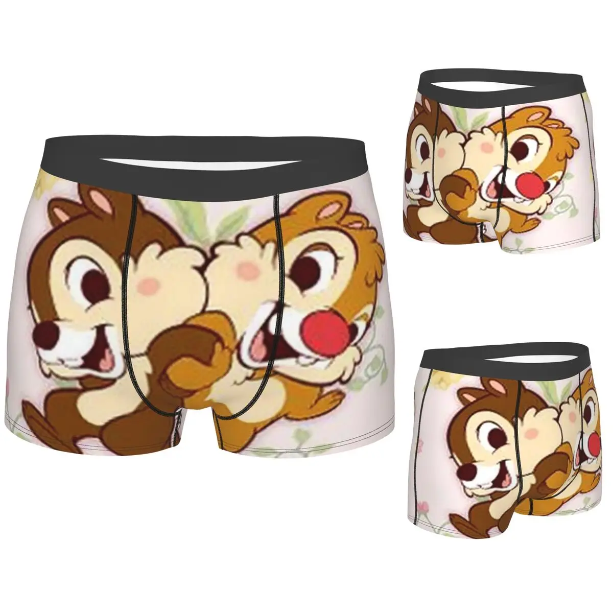 Boxer Underpants Shorts Chip And Dale Cartoon Panties Male Comfortable Underwear for Homme Man Boyfriend Gifts
Boxer Underpants Shorts Chip And Dale Cartoon Panties Male Comfortable Underwear for Homme Man Boyfriend Gifts