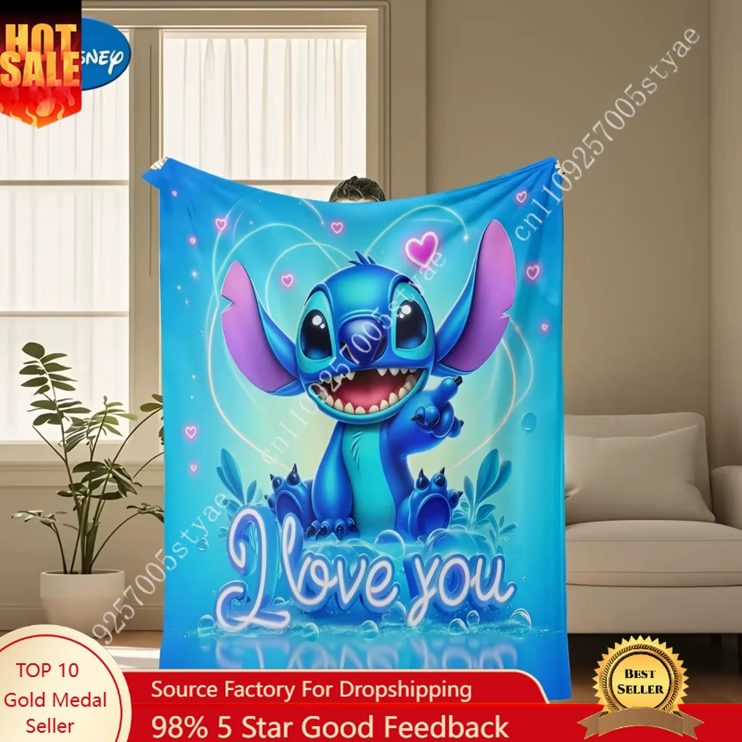 Valentine's Day Disney Stitch "I Love You" Flannel Blanket Cute Heart Pattern Soft Cozy Throw Blanket for Sofa Bed Home
Valentine's Day Disney Stitch "I Love You" Flannel Blanket Cute Heart Pattern Soft Cozy Throw Blanket for Sofa Bed Home
