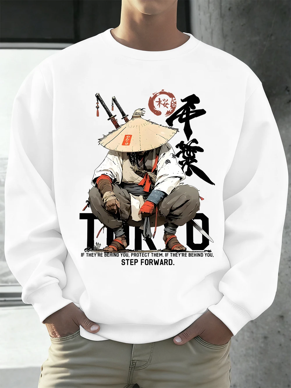 Japanese Ronin Samurai Prints Mens Sweatshirts Autumn Winter Oversized Hoodies Crewneck Fleece Warm Pullover Basics Male Clothes
Japanese Ronin Samurai Prints Mens Sweatshirts Autumn Winter Oversized Hoodies Crewneck Fleece Warm Pullover Basics Male Clothes