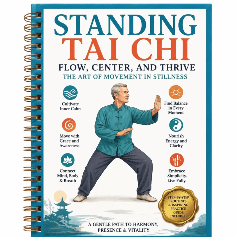 Standing Tai Chi Flow Practice Guide Book, Spiral Bound Tai Chi Instruction Manual for All Levels, Tai Chi Movement& Awareness Handbook with Step-by-Step Routines for Daily Harmony, Tai Chi Practice Guide for Mind-Body Balance& Presence
Standing Tai Chi Flow Practice Guide Book, Spiral Bound Tai Chi Instruction Manual for All Levels, Tai Chi Movement& Awareness Handbook with Step-by-Step Routines for Daily Harmony, Tai Chi Practice Guide for Mind-Body Balance& Presence