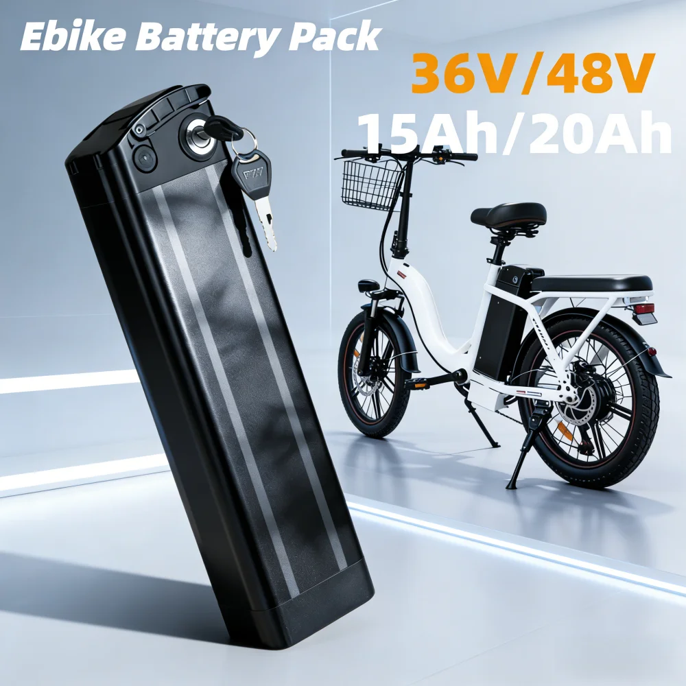 For 1000W 750W 500W motor 36V/48V 15Ah 20Ah suitable for silver fish lithium-ion battery pack with 2A charger
For 1000W 750W 500W motor 36V/48V 15Ah 20Ah suitable for silver fish lithium-ion battery pack with 2A charger