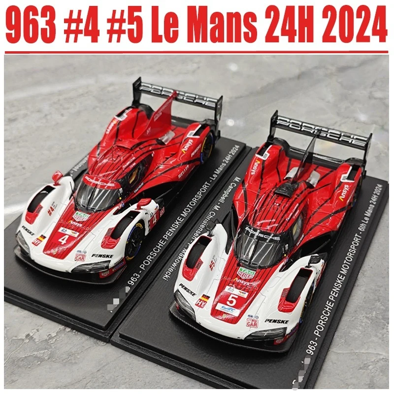 Искра 1/43 963 # 4 # Игрушка из сплава 5 Le Mans 24H 2024, литая под давлением металлическая модель, подарки
Искра 1/43 963 # 4 # Игрушка из сплава 5 Le Mans 24H 2024, литая под давлением металлическая модель, подарки
