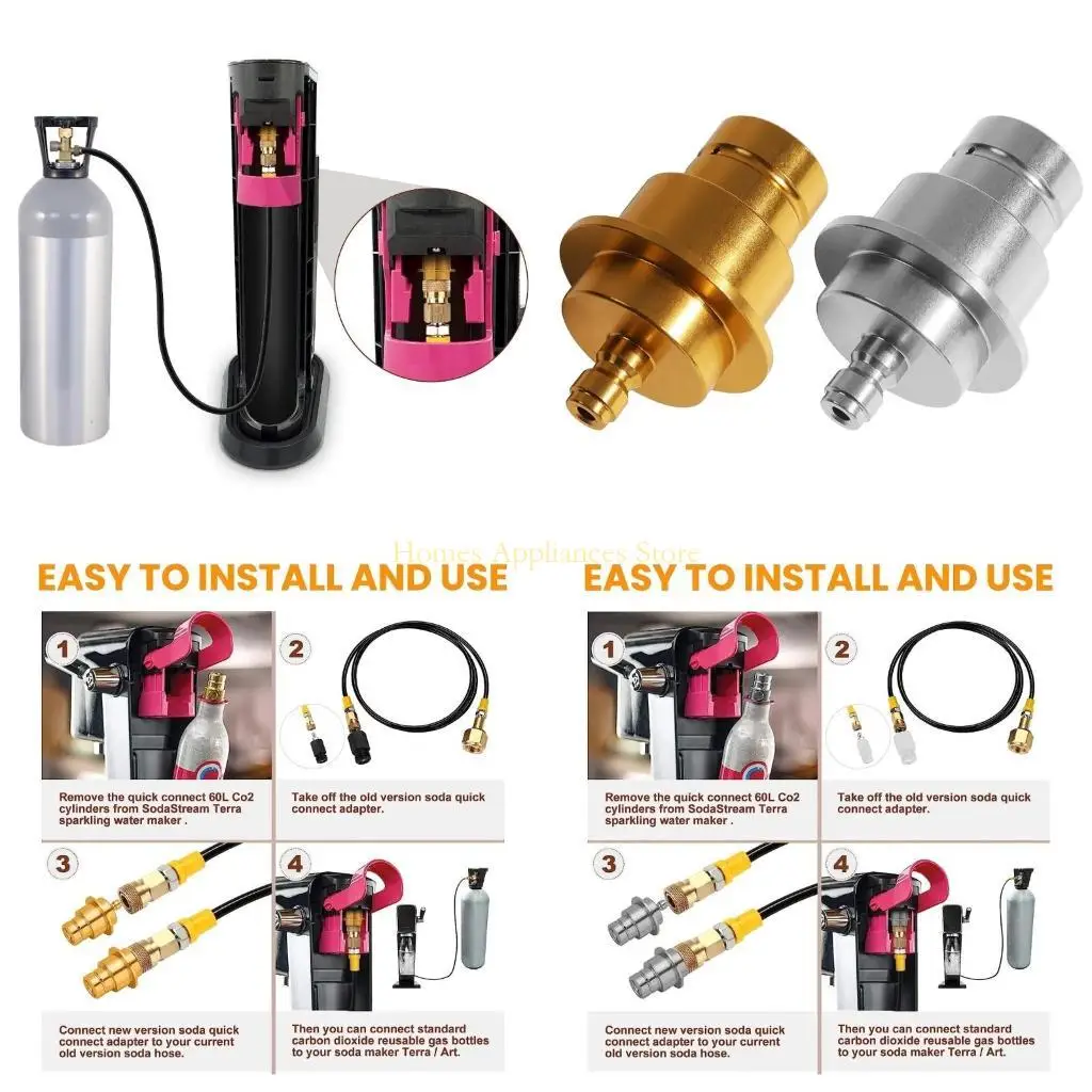 D0AB Алюминиевый адаптер адаптер сода изготовителя Адаптер вода Aarbonator
D0AB Алюминиевый адаптер адаптер сода изготовителя Адаптер вода Aarbonator