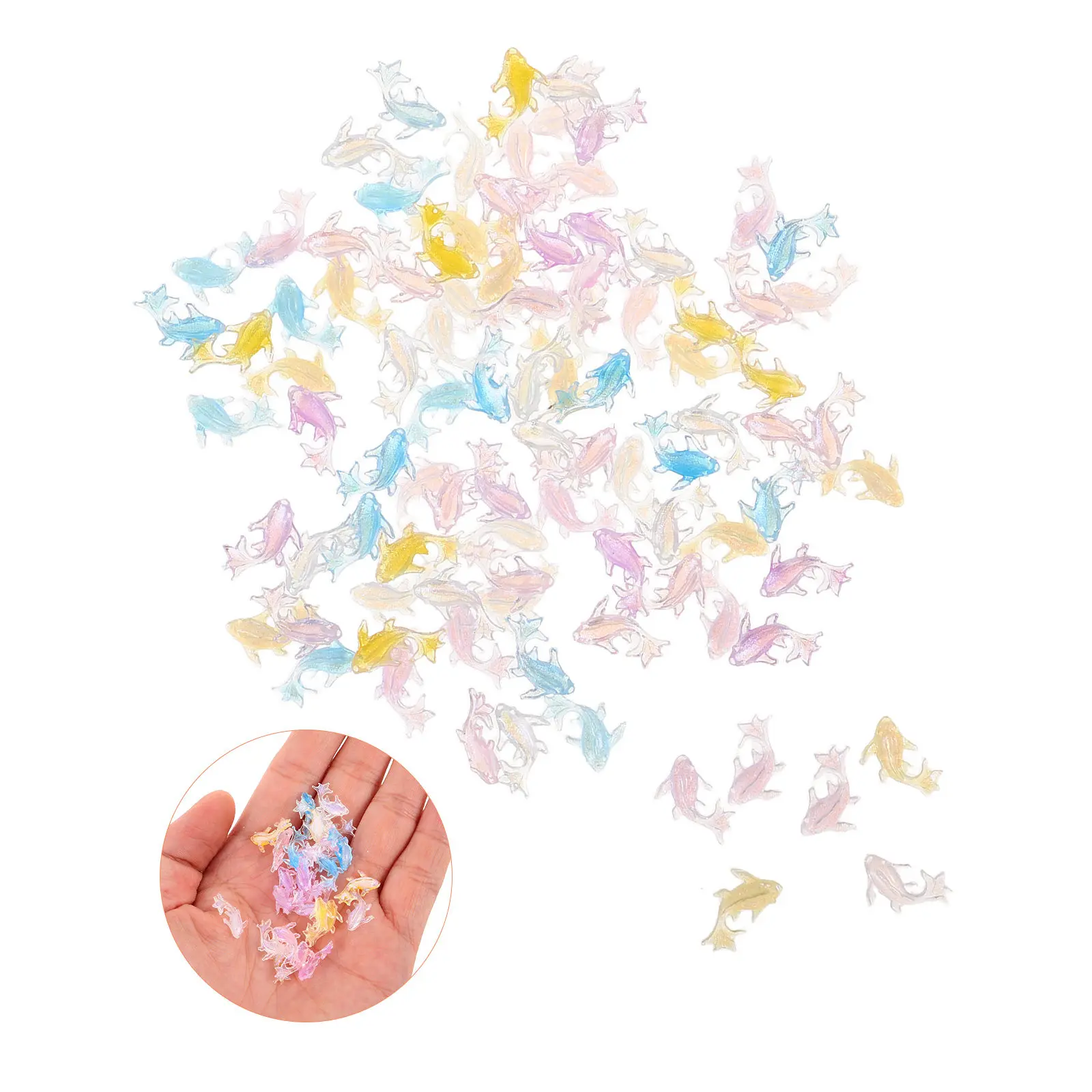 100Pcs Dolphin Nail Charms Resin Ocean Figurines Miniature Fish Decorations Sea Theme Nail Manicure Accessories
100Pcs Dolphin Nail Charms Resin Ocean Figurines Miniature Fish Decorations Sea Theme Nail Manicure Accessories