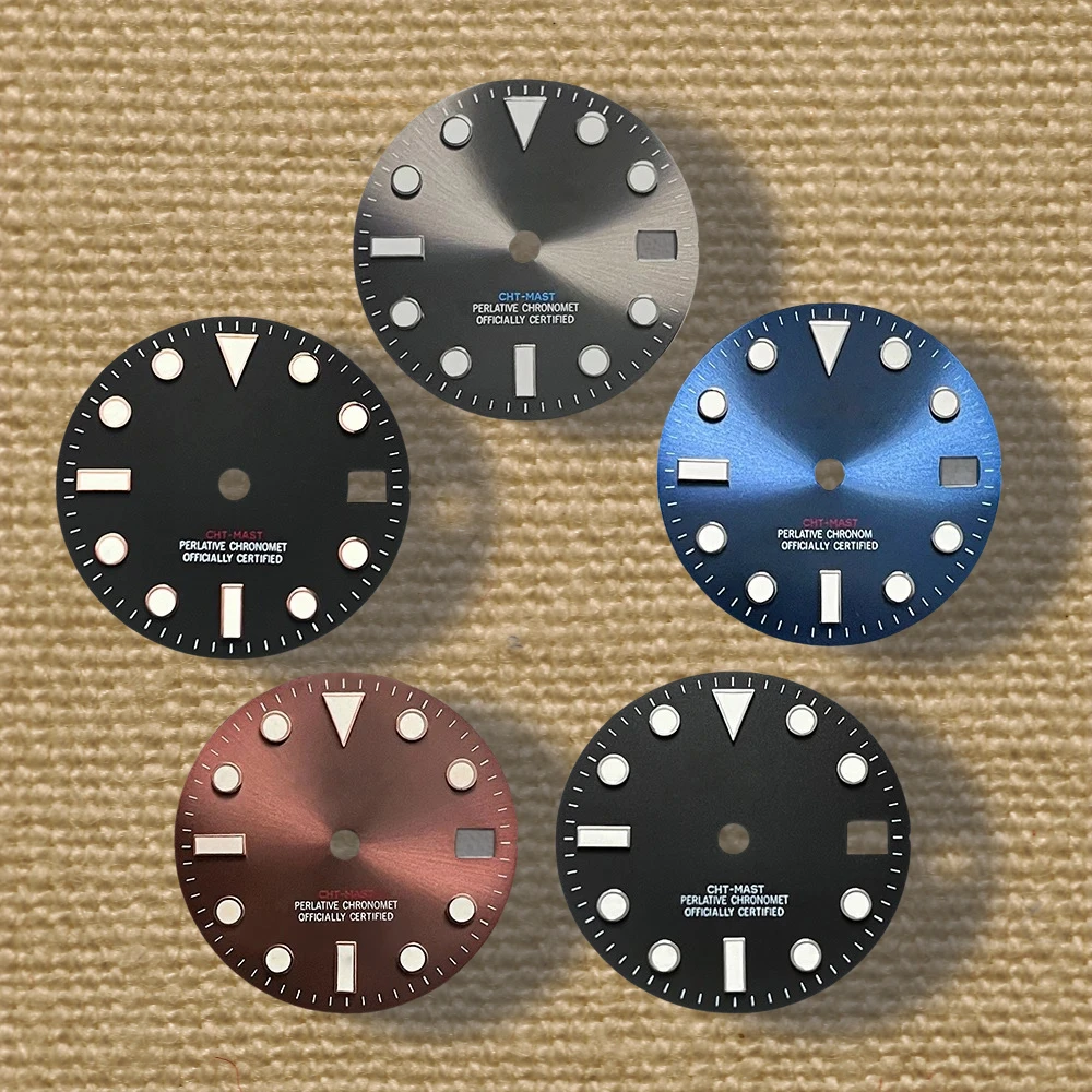 Salute to the classic high-quality 28.5mm S logo NH35 dial Sunray YT-M dial suitable for NH35/NH36/4R/7S movement ice blue glowi
Salute to the classic high-quality 28.5mm S logo NH35 dial Sunray YT-M dial suitable for NH35/NH36/4R/7S movement ice blue glowi