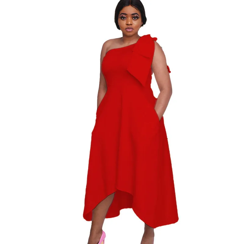 2024 New Women's Wear Solid Color Temperament Commuting Big Bow Banquet Dress, Large Size Dress Fashion Design
2024 New Women's Wear Solid Color Temperament Commuting Big Bow Banquet Dress, Large Size Dress Fashion Design