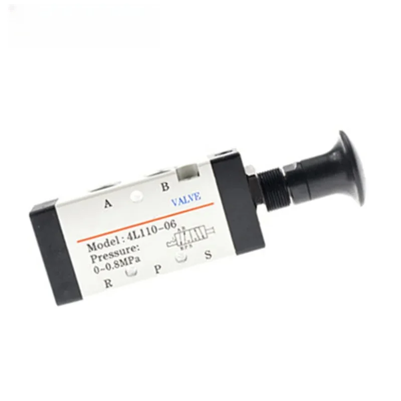 Two Position Five Way Two Position Three Way Hand Valve Push-pull Valve 4L Series 4L110 4L210 4L310 5 Por A ir T ac type
Two Position Five Way Two Position Three Way Hand Valve Push-pull Valve 4L Series 4L110 4L210 4L310 5 Por A ir T ac type