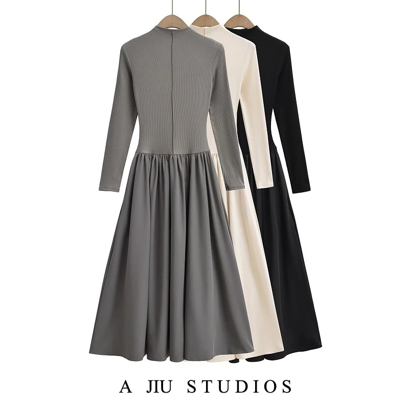 Street Sle Высокая талия Slim Fit Long Sve round Ne Dr A-Line Midi Dr Pure Desire Faion Весенне-осенняя одежда
Street Sle Высокая талия Slim Fit Long Sve round Ne Dr A-Line Midi Dr Pure Desire Faion Весенне-осенняя одежда