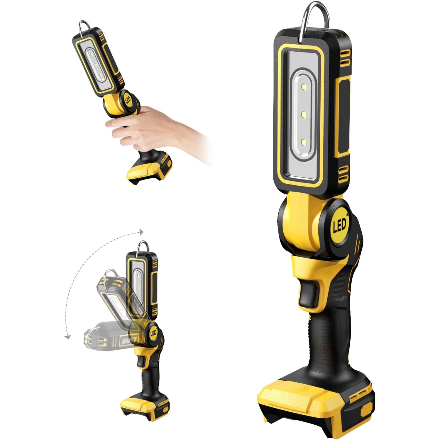 Kzreect 1200LM Foldable Portable LED Work Light Compatible with Dewalt 20V Battery, Outdoor Camping & Construction Site Light, Tool Only
Kzreect 1200LM Foldable Portable LED Work Light Compatible with Dewalt 20V Battery, Outdoor Camping & Construction Site Light, Tool Only