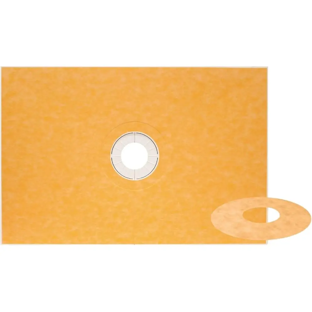 Kerdi Preabricated Sloped Shower Tray - Waterproo, to Tile - Lightweight Polystyrene, 38" Length, 60" Width, Center Outlet Posit
Kerdi Preabricated Sloped Shower Tray - Waterproo, to Tile - Lightweight Polystyrene, 38" Length, 60" Width, Center Outlet Posit
