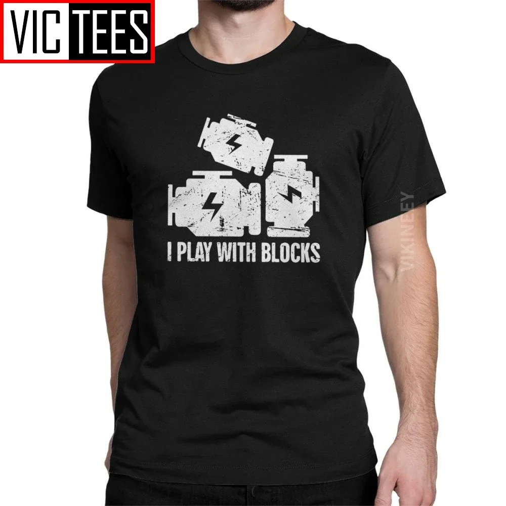I Play With Blocks Mechanic T Shirt Men's Pure Cotton Tshirt Crew Neck Car Fix Engineer Camisas Hombre Winter
I Play With Blocks Mechanic T Shirt Men's Pure Cotton Tshirt Crew Neck Car Fix Engineer Camisas Hombre Winter