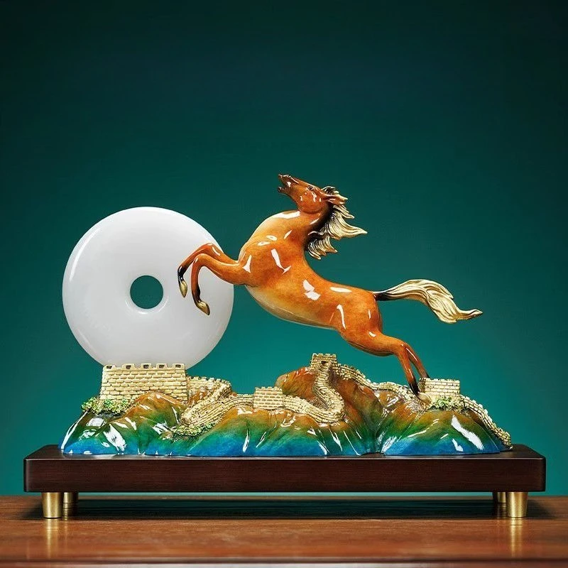 All-copper Wanli Pentium Lucky Horse Ornament Boss Office Table Bogu Rack Decoration
All-copper Wanli Pentium Lucky Horse Ornament Boss Office Table Bogu Rack Decoration