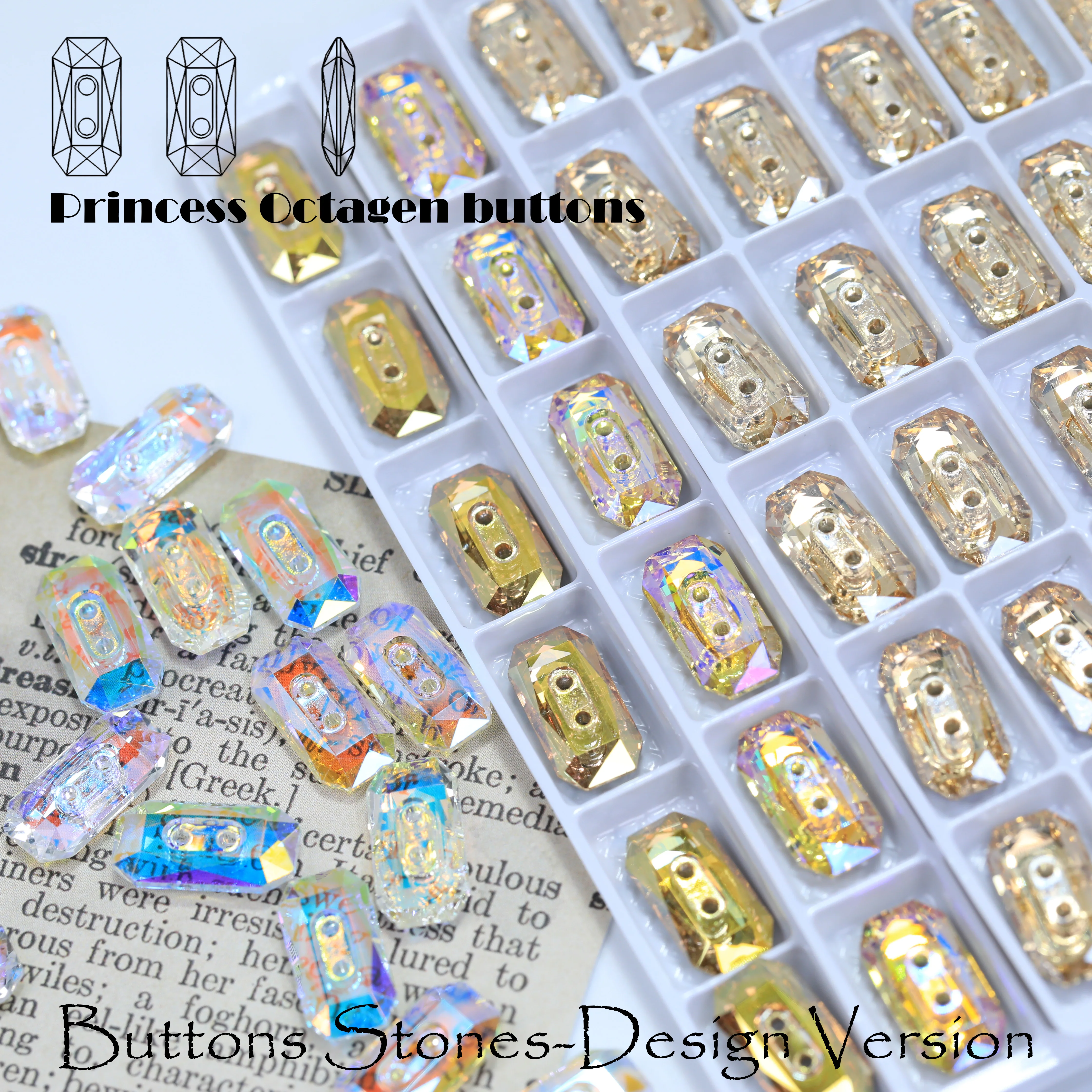 Блестящие стразы, кристаллы в форме восьмиугольника, пуговицы с каменным дизайном, белые, с покрытием, пришивные, блестящие украшения для одежды, сумок, поделок своими руками
Блестящие стразы, кристаллы в форме восьмиугольника, пуговицы с каменным дизайном, белые, с покрытием, пришивные, блестящие украшения для одежды, сумок, поделок своими руками