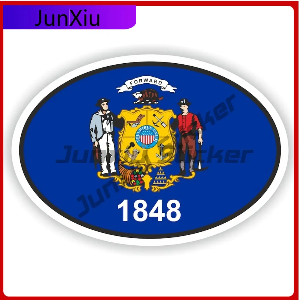 Wisconsin Usa Flag Sticker Vinyl Decals Exterior Scratch Cover Adventure Motorcycle Stickers Suv Kayaks Auto Sticker Camping Car
Wisconsin Usa Flag Sticker Vinyl Decals Exterior Scratch Cover Adventure Motorcycle Stickers Suv Kayaks Auto Sticker Camping Car