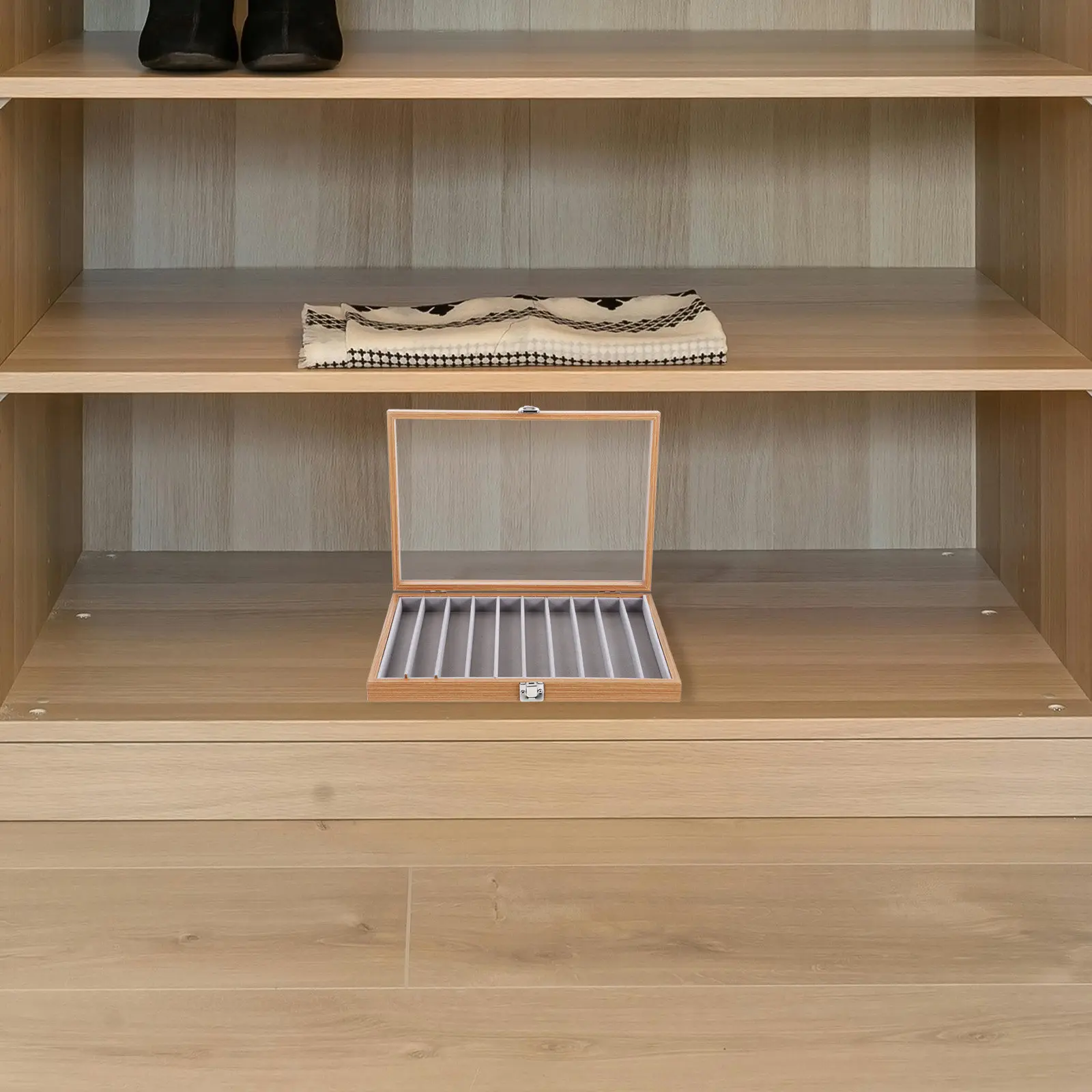 Pearl Necklace Box with Clear Glass Lid Wooden Jewelry Storage Case for Long Necklaces Bracelets Sweater Chains Travel Home
Pearl Necklace Box with Clear Glass Lid Wooden Jewelry Storage Case for Long Necklaces Bracelets Sweater Chains Travel Home