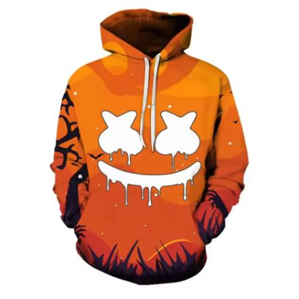 Men's Spring and Autumn Fashion Hoodie Funny Halloween Smile 3D Printed Hoodie Neutral Street Casual Sportswear Top Q0225
Men's Spring and Autumn Fashion Hoodie Funny Halloween Smile 3D Printed Hoodie Neutral Street Casual Sportswear Top Q0225