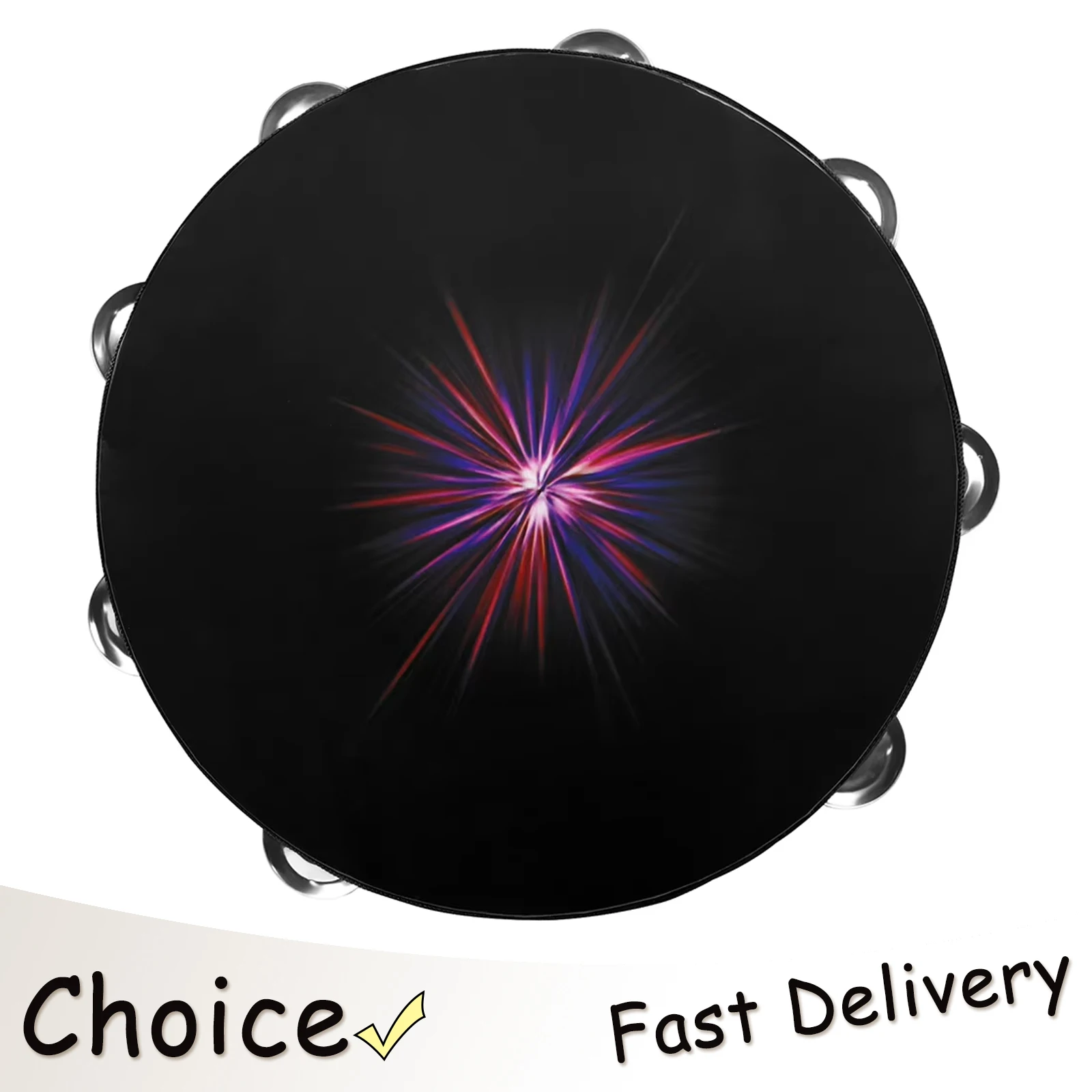 IRIN 10-дюймовый тамбурин с двойными барабанами, колокольчики из нержавеющей стали, детские подарки, ударные инструменты Орфа
IRIN 10-дюймовый тамбурин с двойными барабанами, колокольчики из нержавеющей стали, детские подарки, ударные инструменты Орфа