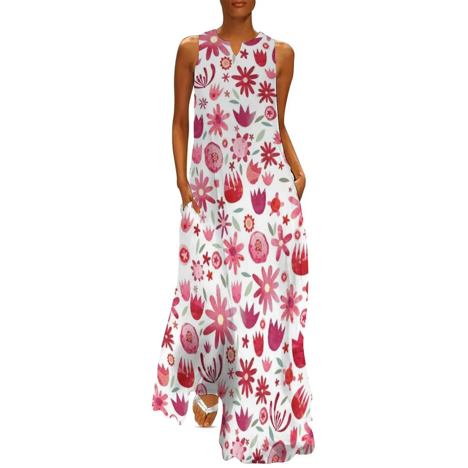 Summer Flowers Watercolor Long Dress long sleeve dresses ladies dresses for special occasions
Summer Flowers Watercolor Long Dress long sleeve dresses ladies dresses for special occasions