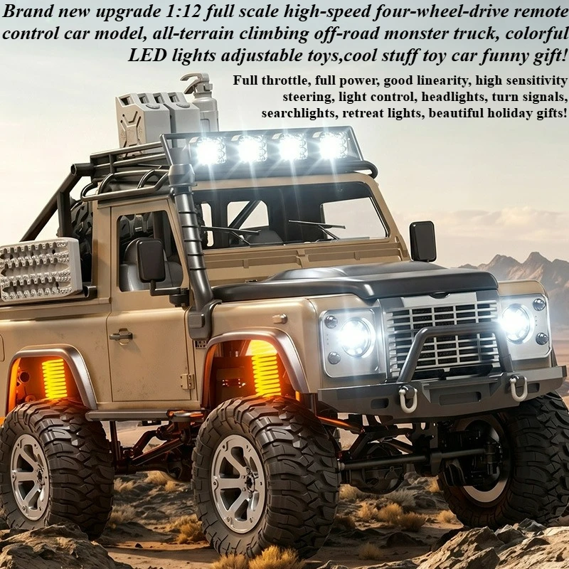 Cool Stuff Toy Car Funny Gift-1:12 Full Scale High Speed 4WD Rc Truck,Remote Control Car,Climbing Off-road Rc Cars,Toys for Boys
Cool Stuff Toy Car Funny Gift-1:12 Full Scale High Speed 4WD Rc Truck,Remote Control Car,Climbing Off-road Rc Cars,Toys for Boys