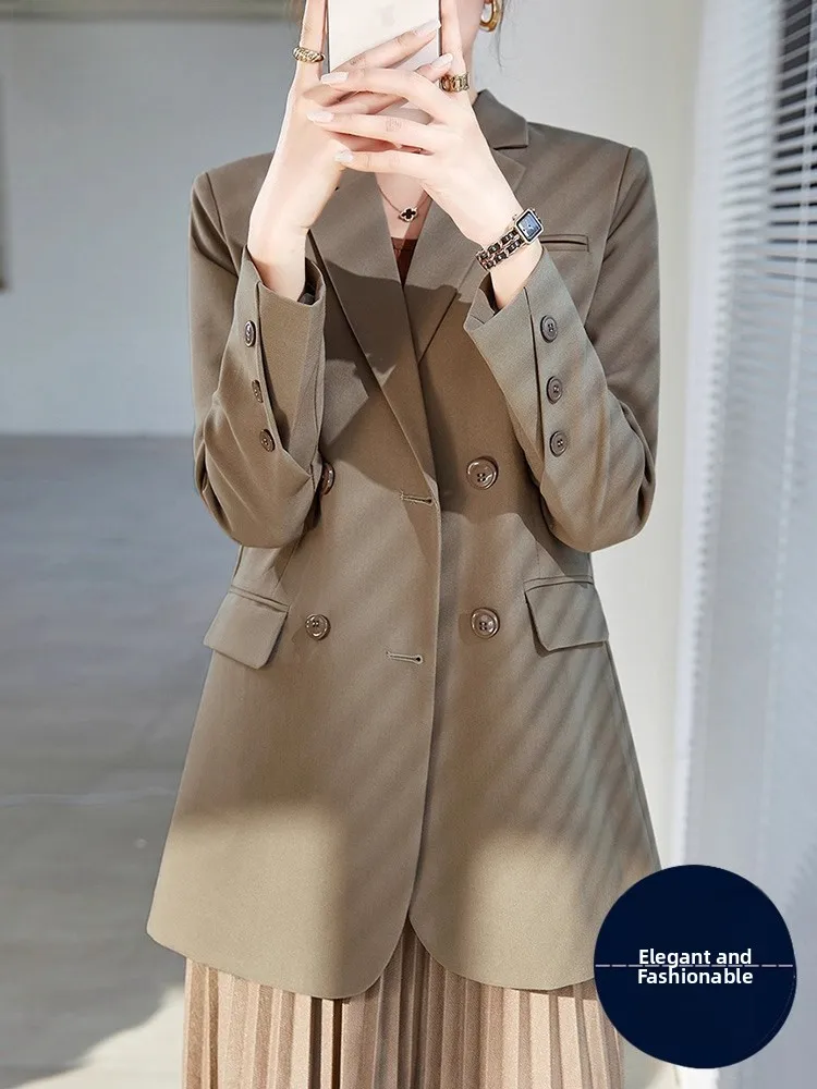 Casual Women's Suit Jacket 2026 New Spring Autumn Trendy Top High-End Feeling Street Style Small Size Western Clothes
Casual Women's Suit Jacket 2026 New Spring Autumn Trendy Top High-End Feeling Street Style Small Size Western Clothes