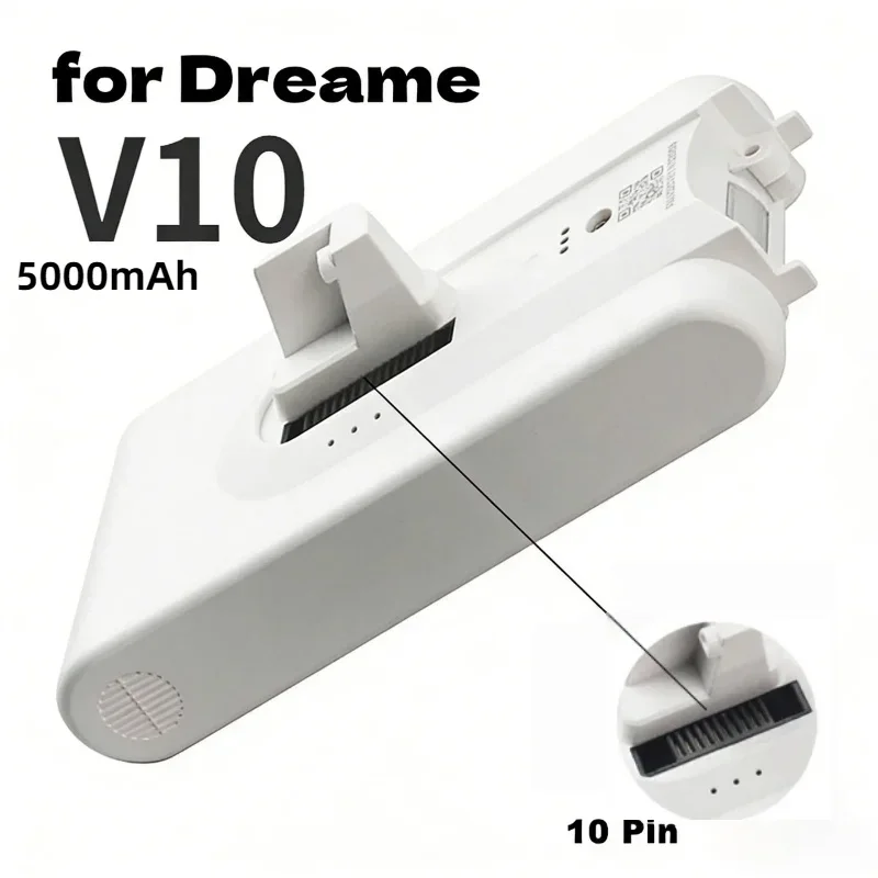 5000mAh Lithium Replacement Battery –Spare Parts Accessory for Dreame V8 V9 V10 V11 V9P V10Pro XR VVN3 VVN4 VVN5 Cordless Vacuum
5000mAh Lithium Replacement Battery –Spare Parts Accessory for Dreame V8 V9 V10 V11 V9P V10Pro XR VVN3 VVN4 VVN5 Cordless Vacuum