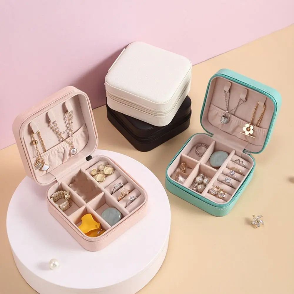 Necklace Ring Velvet Jewelry Box Display Packaging Box Zipper Jewelry Storage Case Square Portable Earrings Organizer Holder
Necklace Ring Velvet Jewelry Box Display Packaging Box Zipper Jewelry Storage Case Square Portable Earrings Organizer Holder