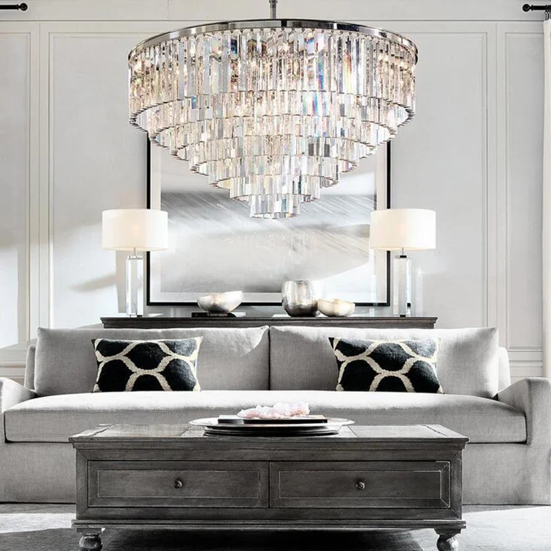 Nordic Postmodern Crystal Chandeliers Lighting for Villa Home Restaurant Hotel Deco Luxury Round Creative Simple Hanging Lamp
Nordic Postmodern Crystal Chandeliers Lighting for Villa Home Restaurant Hotel Deco Luxury Round Creative Simple Hanging Lamp