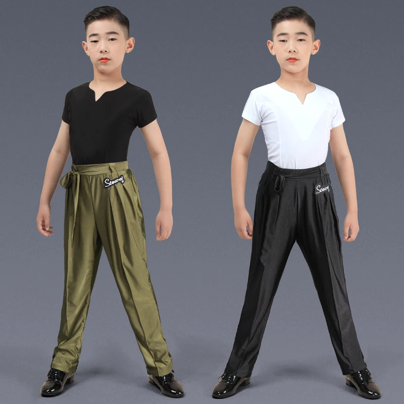 Latin Dance Shirt Boys High Collar Mid-Sleeve Practice Clothing Competition Tops Cha Cha Rumba Ballroom Tango Dance Wear
Latin Dance Shirt Boys High Collar Mid-Sleeve Practice Clothing Competition Tops Cha Cha Rumba Ballroom Tango Dance Wear