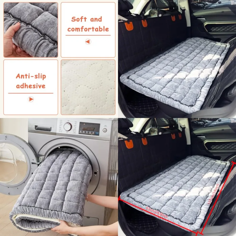 Backseat Pet Bed Mat, Truck Plaid Dog Bed for Car Back Seat, Deluxe Dog Seat Covers, Non-Slip Travel Pet Mat, Fit for Backseat
Backseat Pet Bed Mat, Truck Plaid Dog Bed for Car Back Seat, Deluxe Dog Seat Covers, Non-Slip Travel Pet Mat, Fit for Backseat