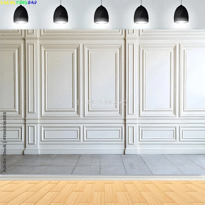 Luxury Classic Interior Wall And Floor With Mouldings Photography Backdrops Cabinet Gold Frame Wood Paneling Background SR-03
Luxury Classic Interior Wall And Floor With Mouldings Photography Backdrops Cabinet Gold Frame Wood Paneling Background SR-03